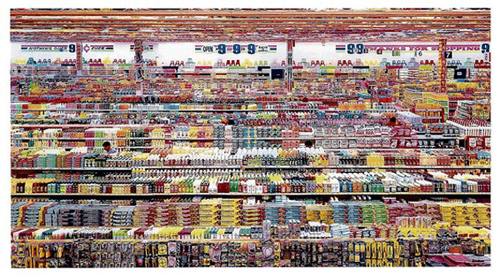 “99 Cent II, Diptych” Andreas Gursky.