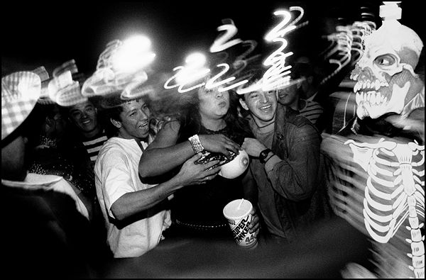 The night of the Day of the Dead (Halloween) in Hollywood