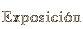 Exposicion