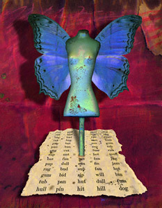 Woman, wings and words